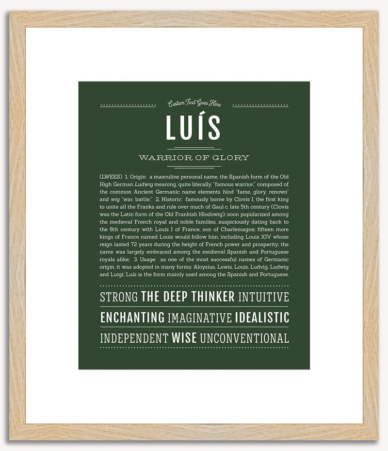 Luis | Name Art Print