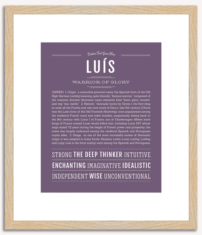 Luis | Name Art Print