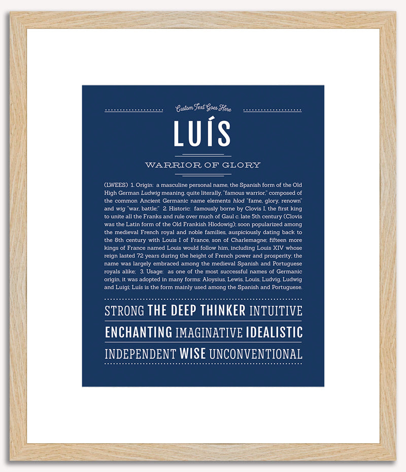 Luis | Name Art Print