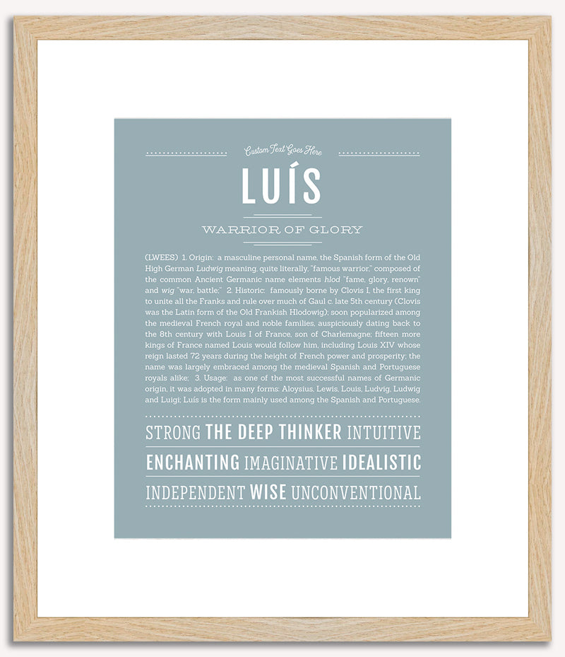 Luis | Name Art Print