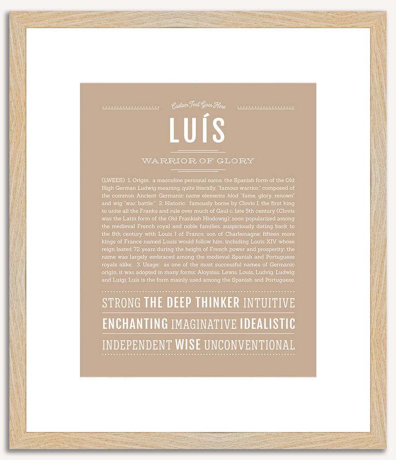 Luis | Name Art Print