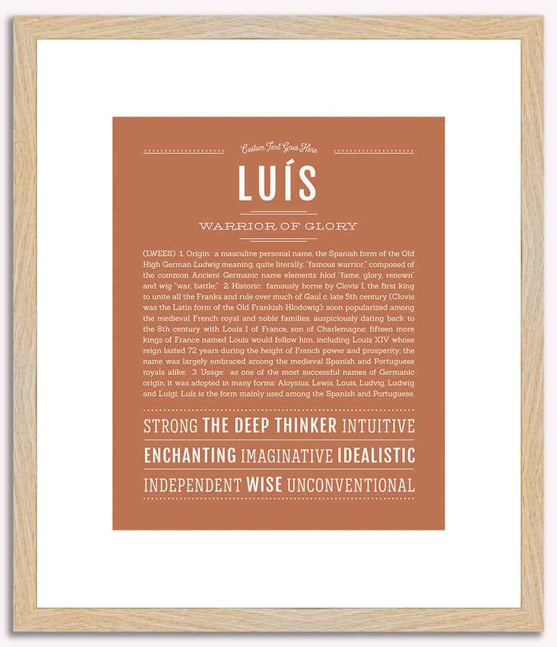 Luis | Name Art Print