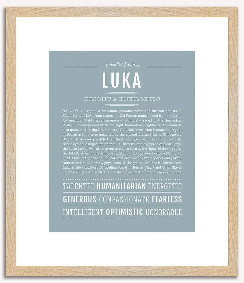 Luka | Name Art Print