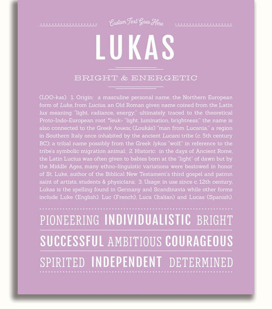 Frame Options | Lilac | No Frame