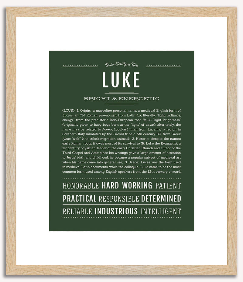 Luke | Name Art Print