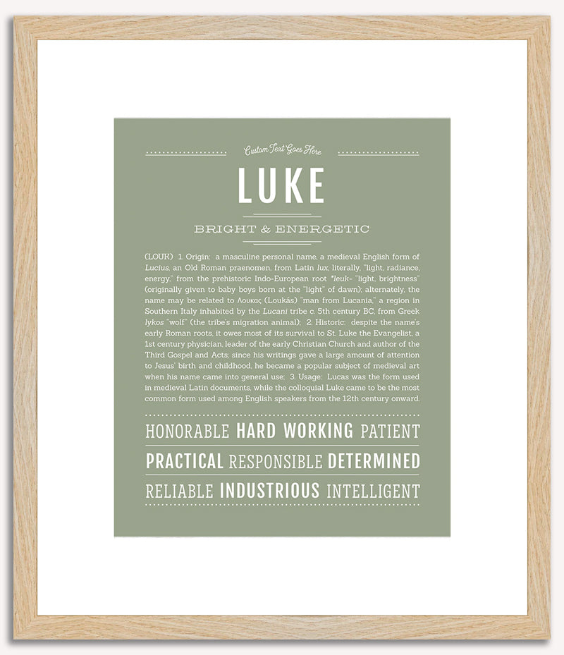 Luke | Name Art Print