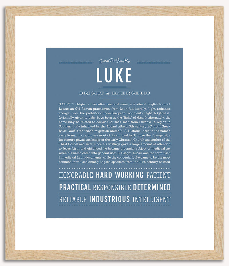 Luke | Name Art Print