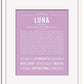 Frame Options | Lilac | White Frame, Matted