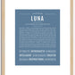 Luna | Name Art Print