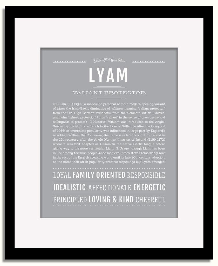 Frame Options | Sage | Black Frame, Matted