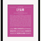 Frame Options | Dark Pink | Black Frame, Matted