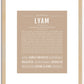 Lyam | Name Art Print