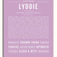 Frame Options | Lilac | White Frame, Matted