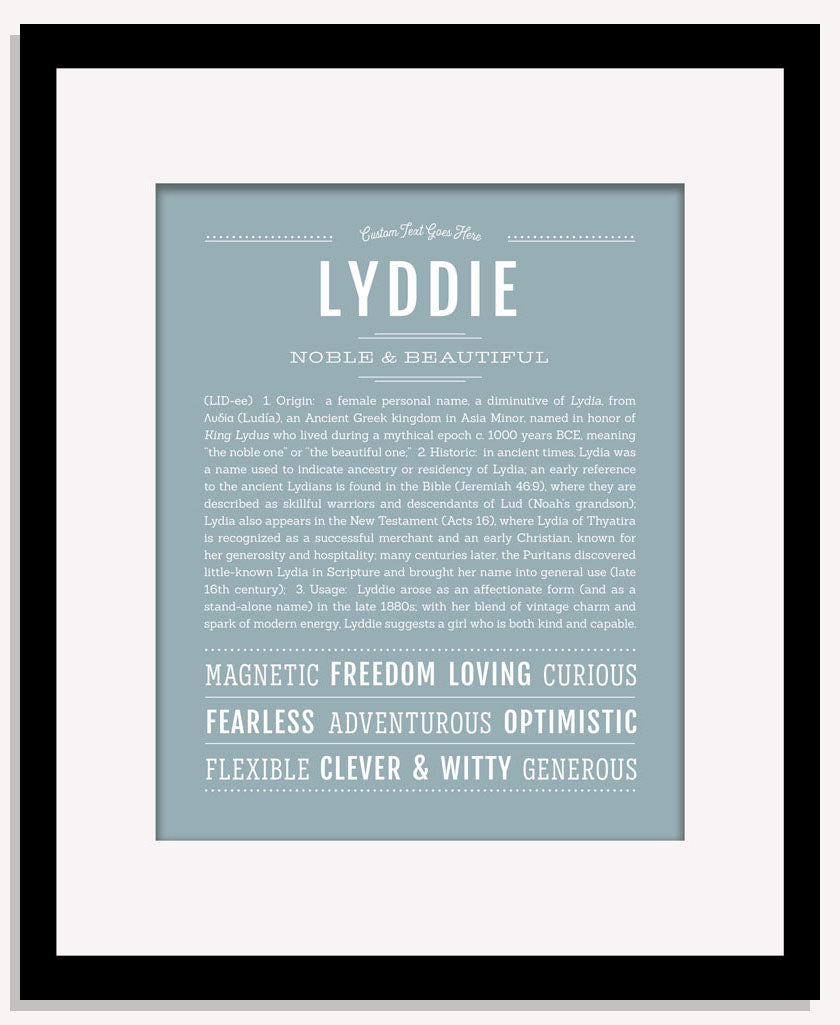 Lyddie | Name Art Print