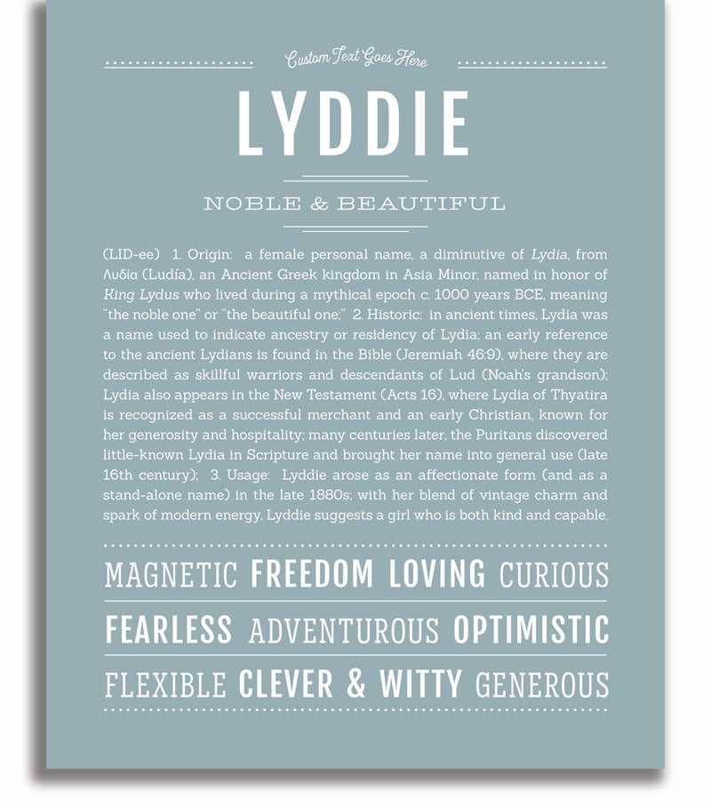Frame Options | Powder Blue | White Frame, Matted