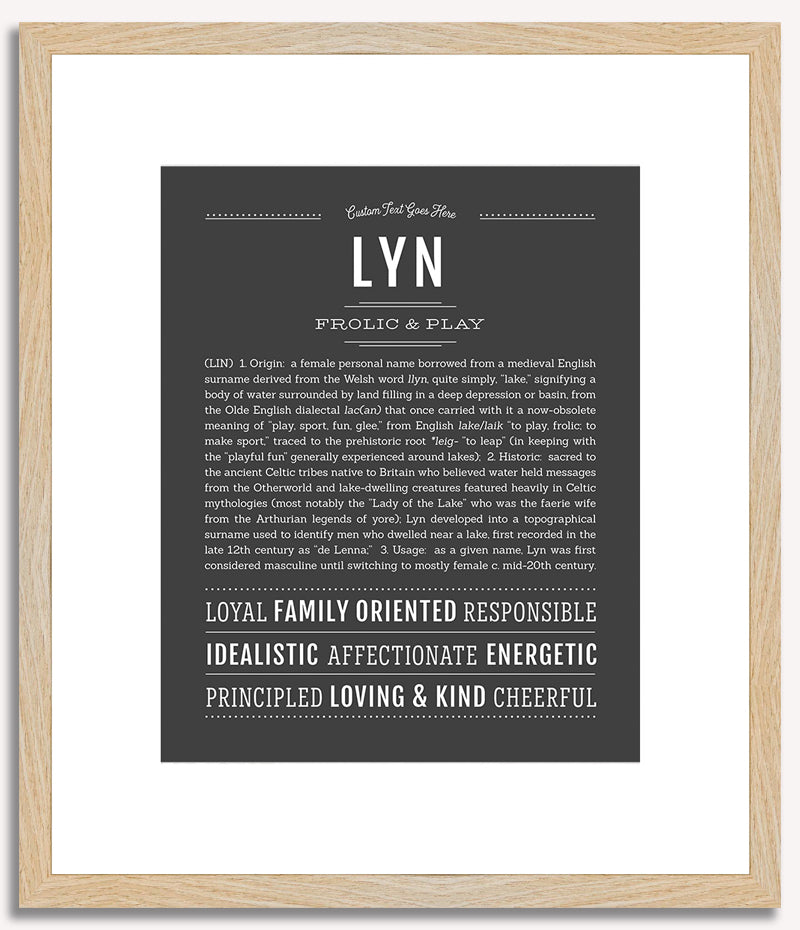 Lyn | Name Art Print