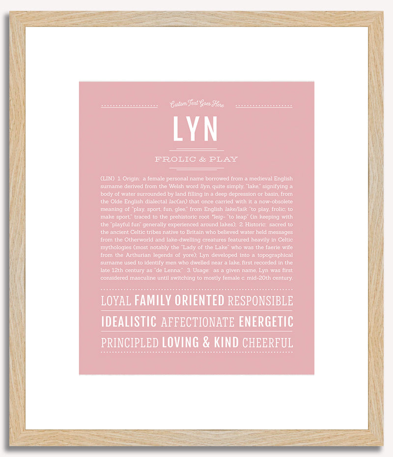 Lyn | Name Art Print