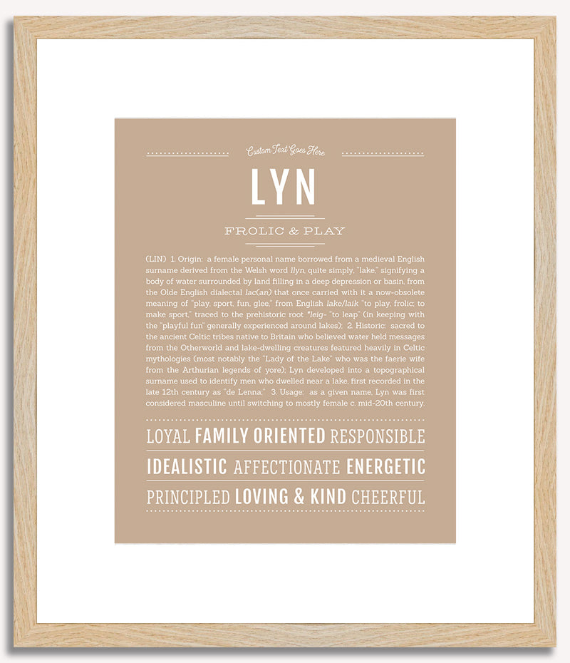 Lyn | Name Art Print