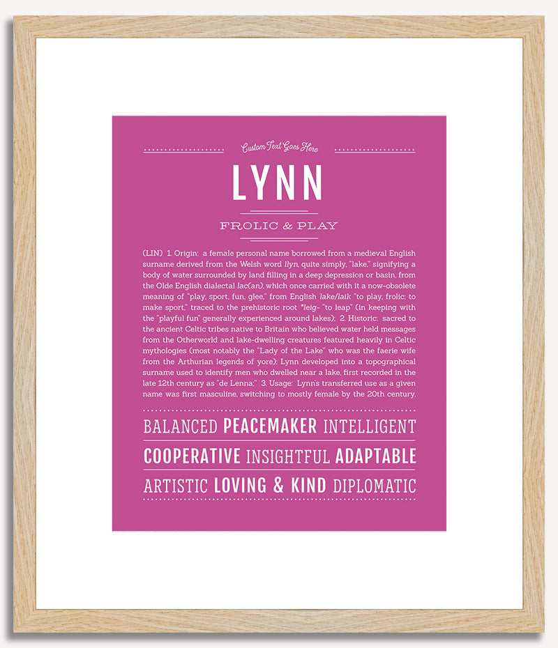 Lynn | Name Art Print