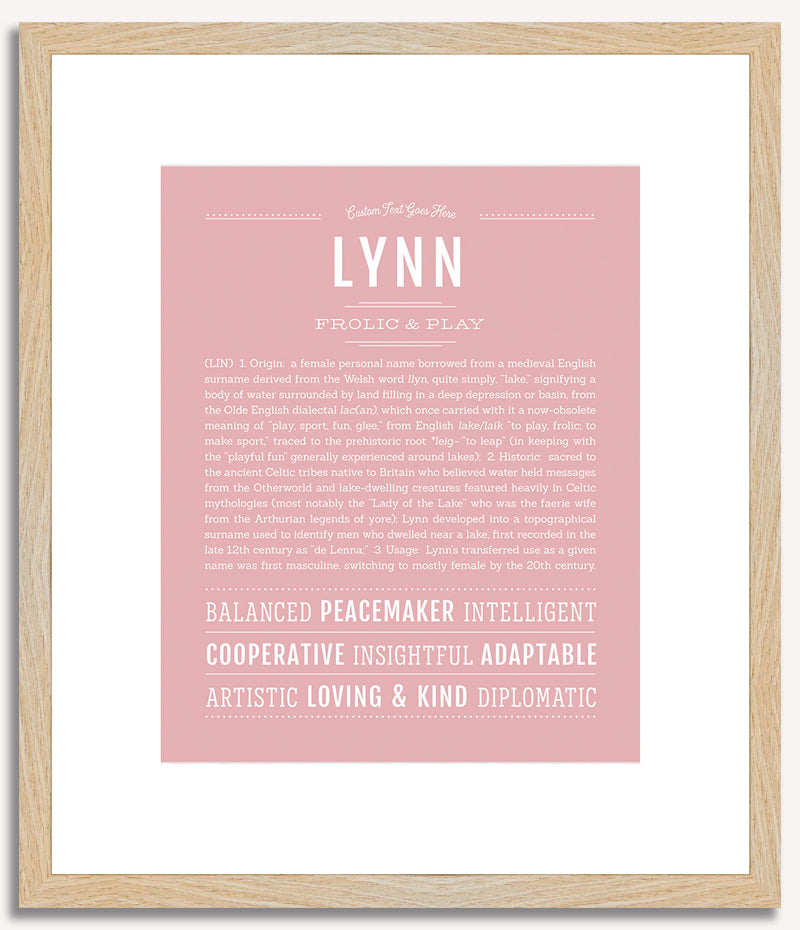 Lynn | Name Art Print