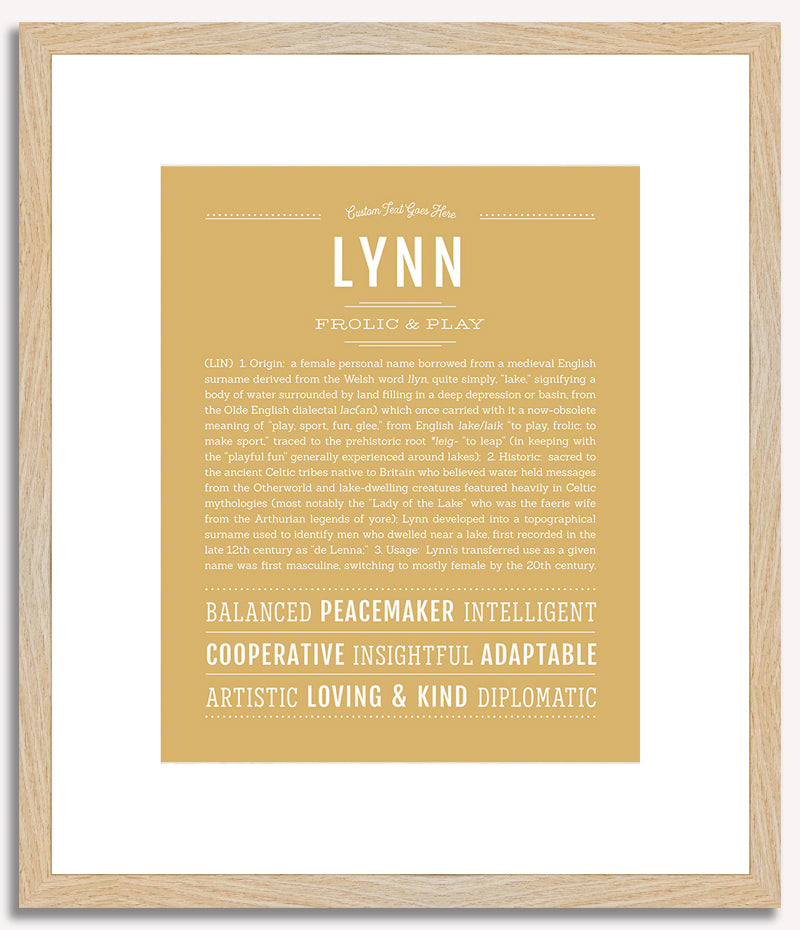 Lynn | Name Art Print