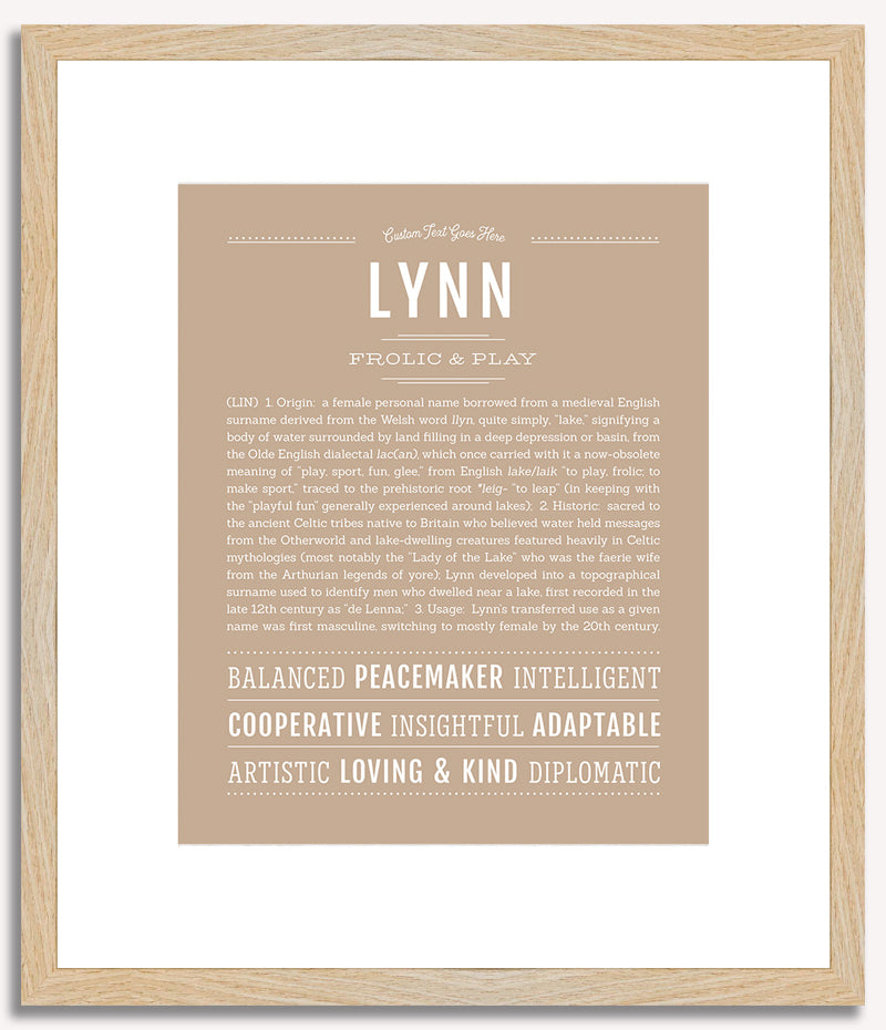 Lynn | Name Art Print