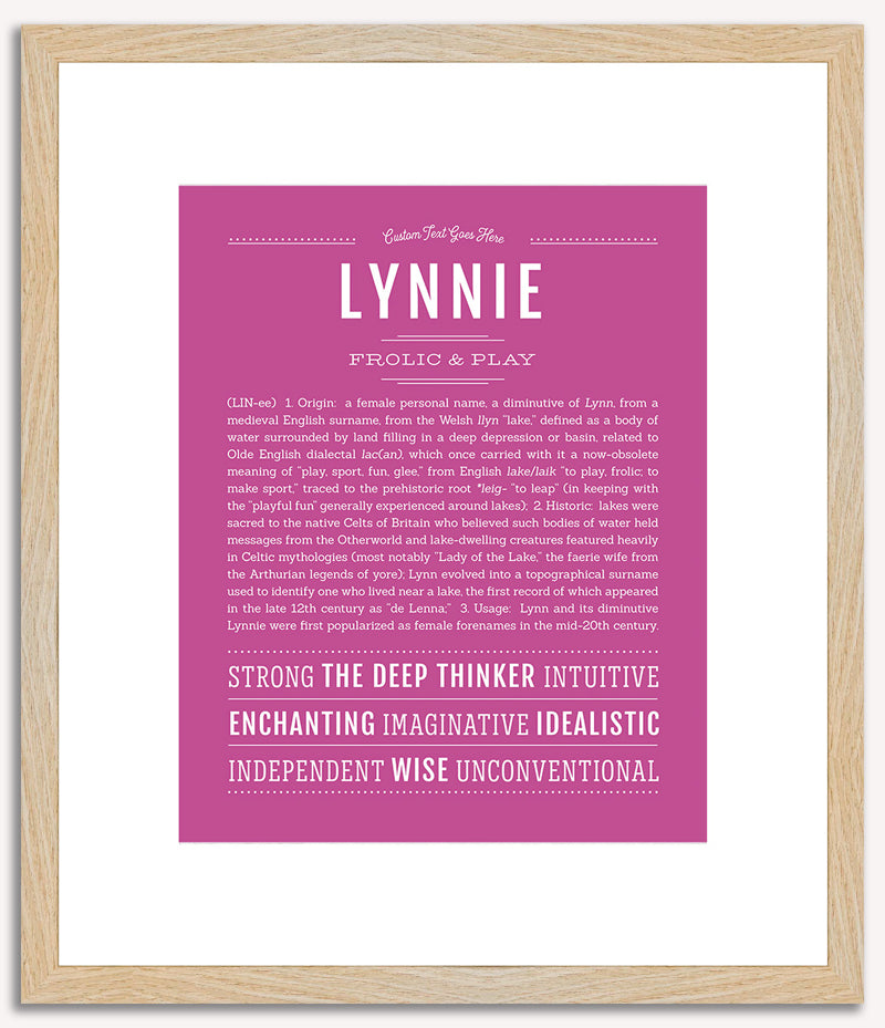 Lynnie | Name Art Print