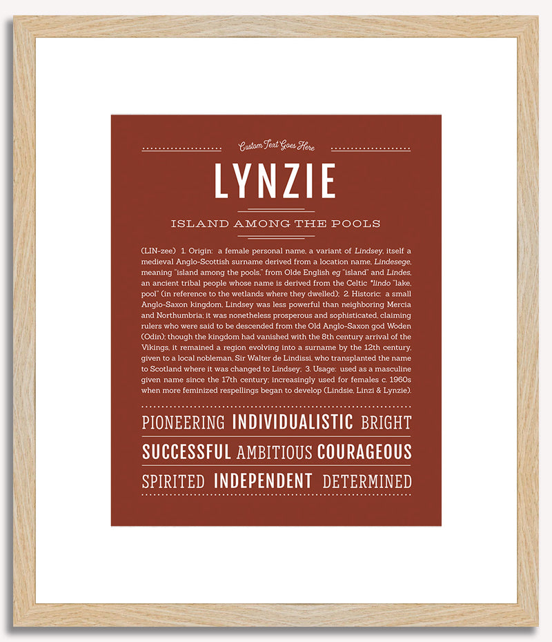 Lynzie | Name Art Print