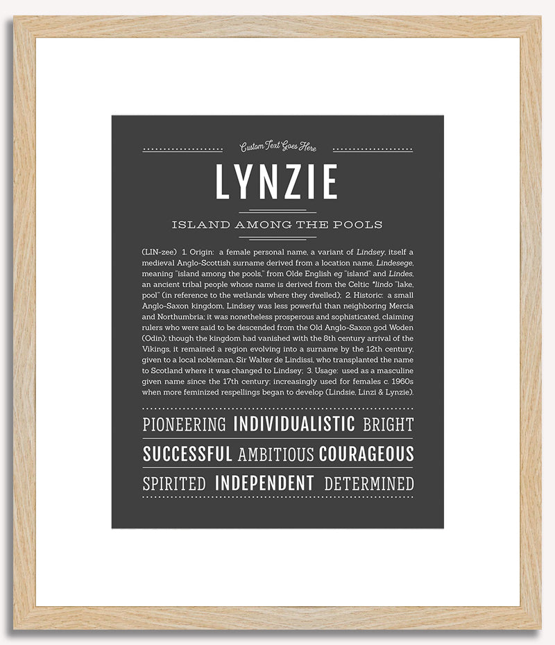 Lynzie | Name Art Print