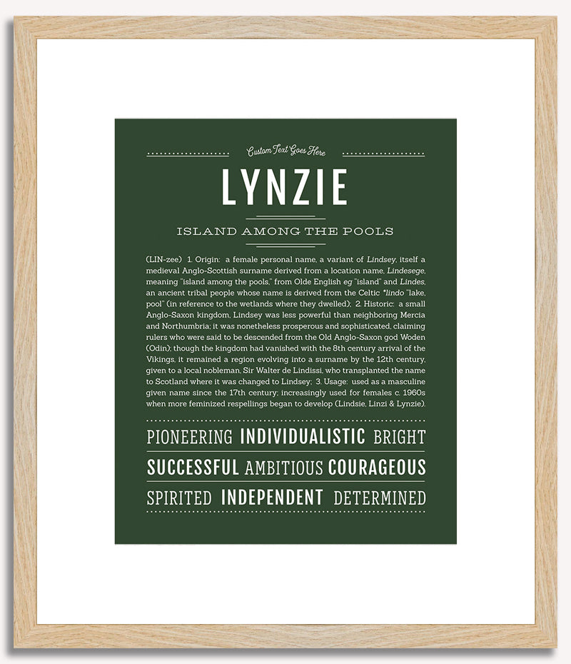 Lynzie | Name Art Print