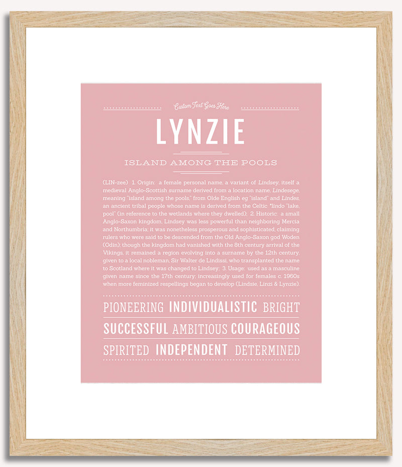 Lynzie | Name Art Print