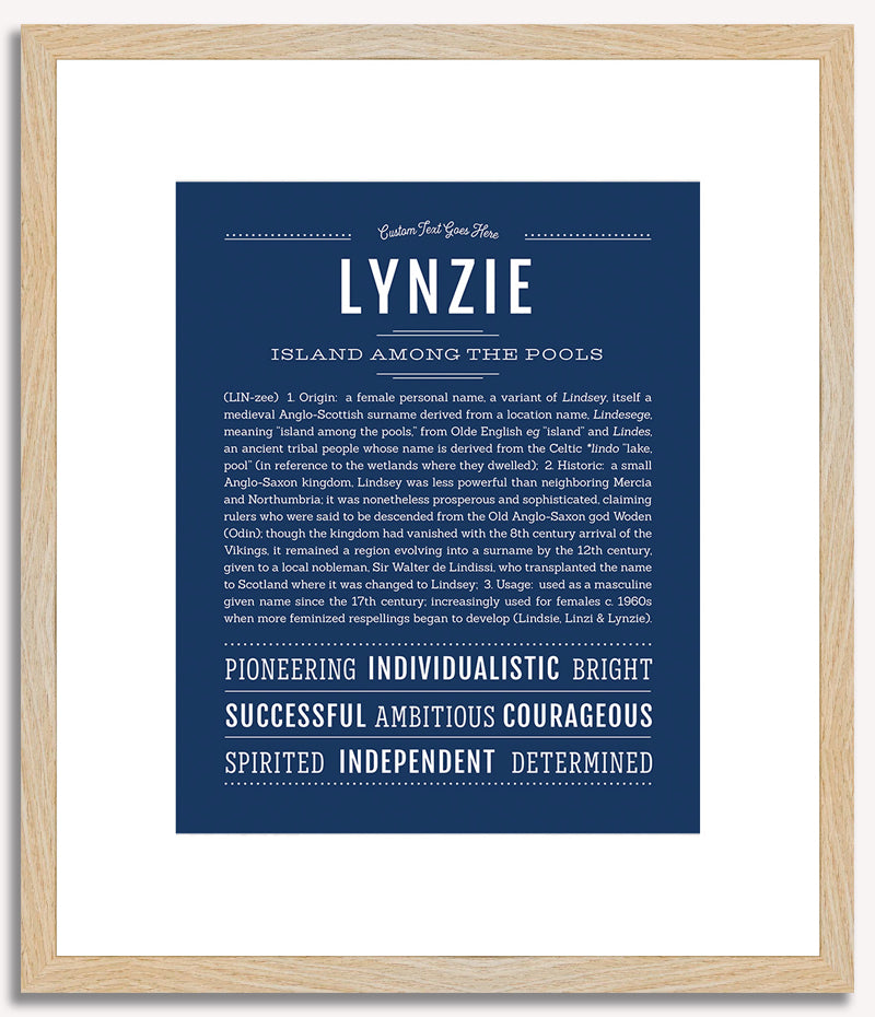 Lynzie | Name Art Print