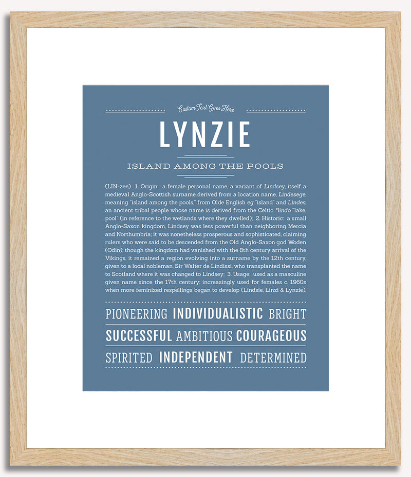 Lynzie | Name Art Print