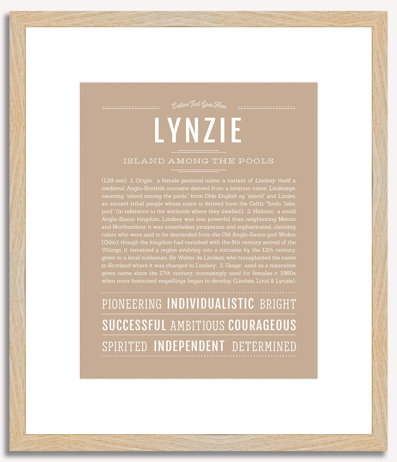 Lynzie | Name Art Print