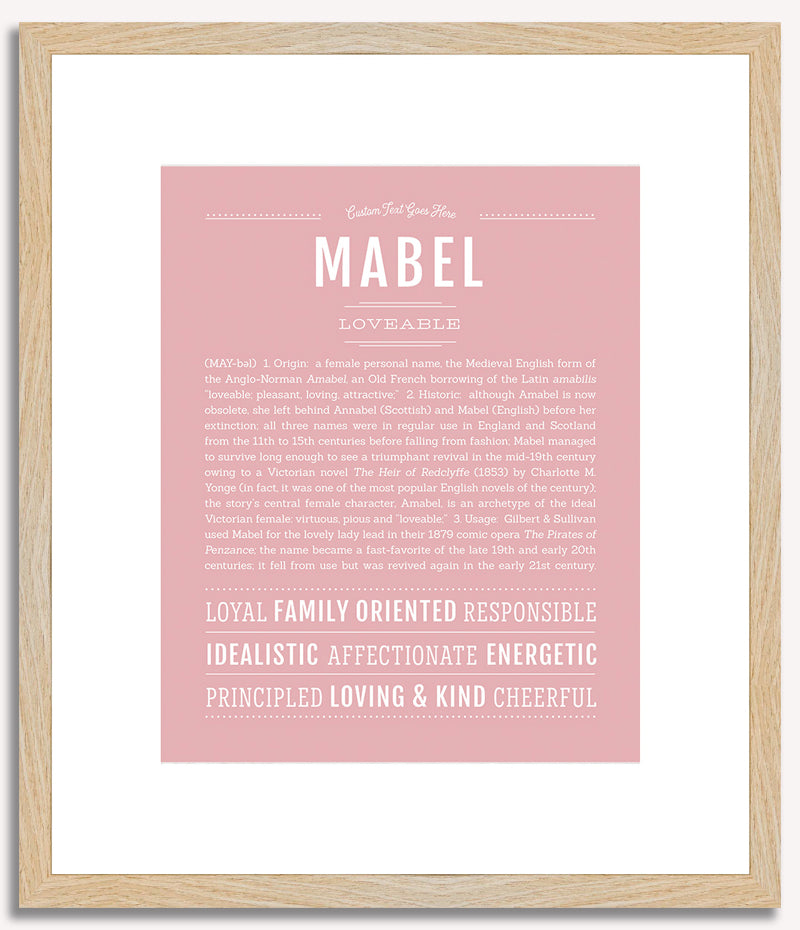 Mabel | Name Art Print