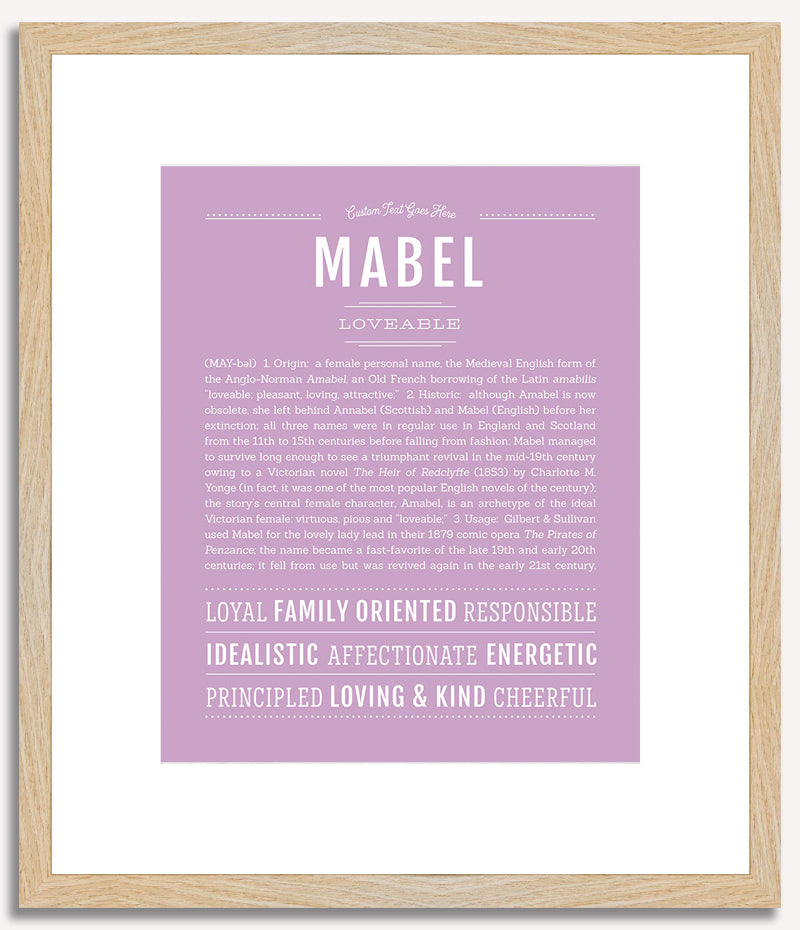 Mabel | Name Art Print