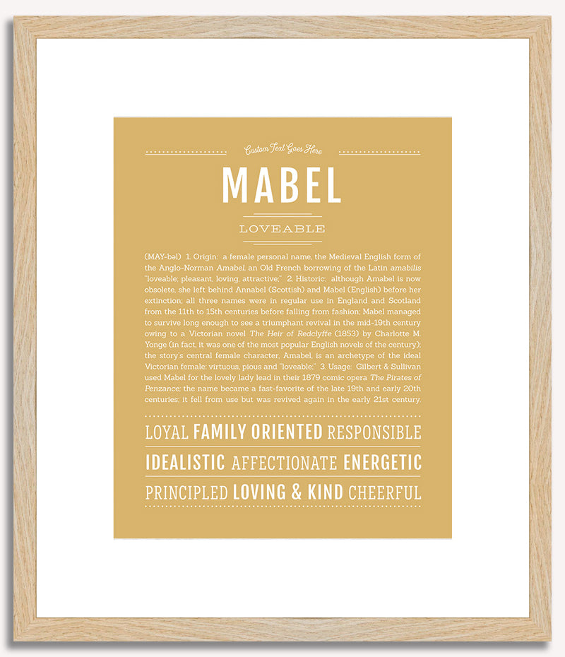 Mabel | Name Art Print