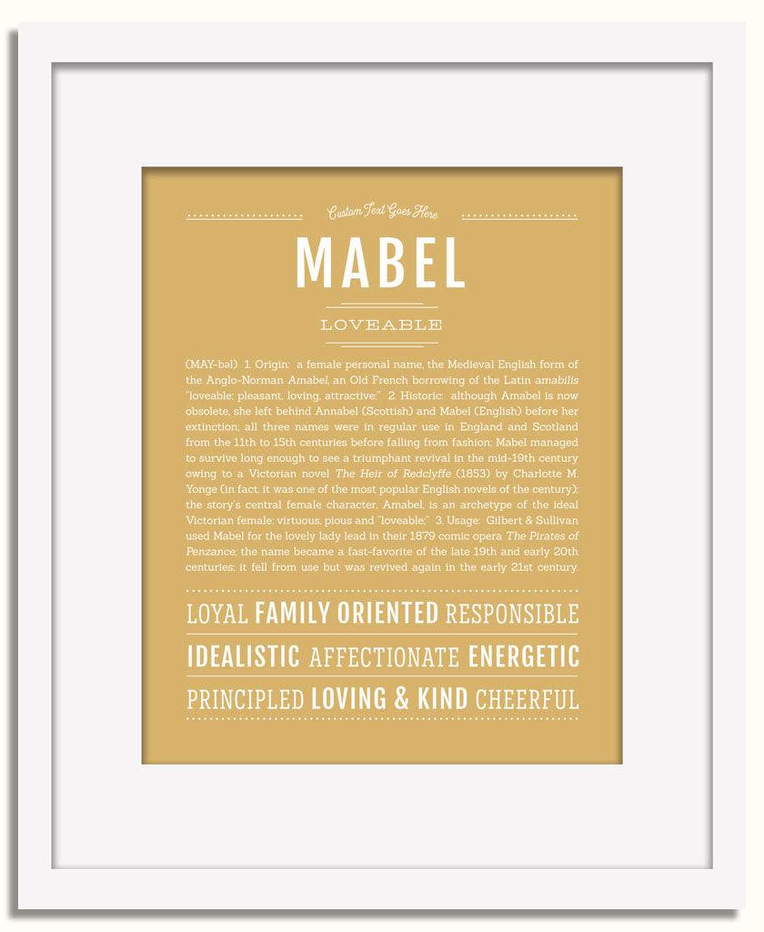 Frame Options | Matte Gold | White Frame, Matted