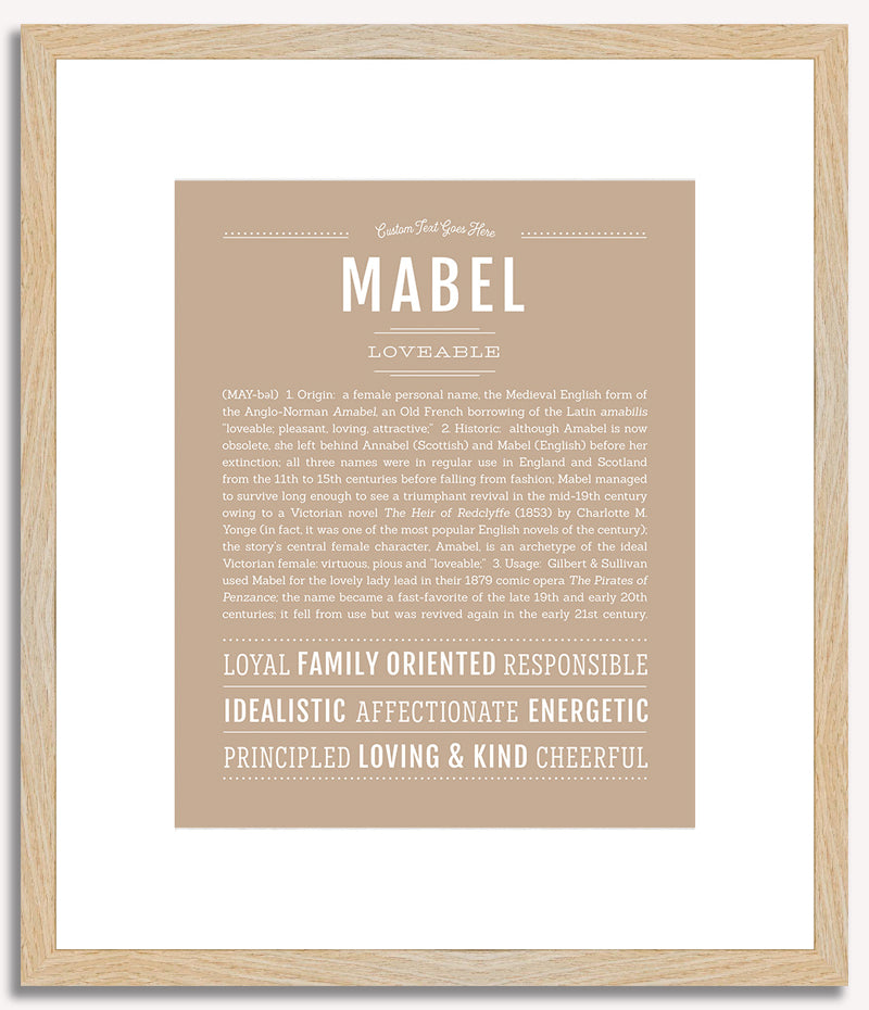 Mabel | Name Art Print