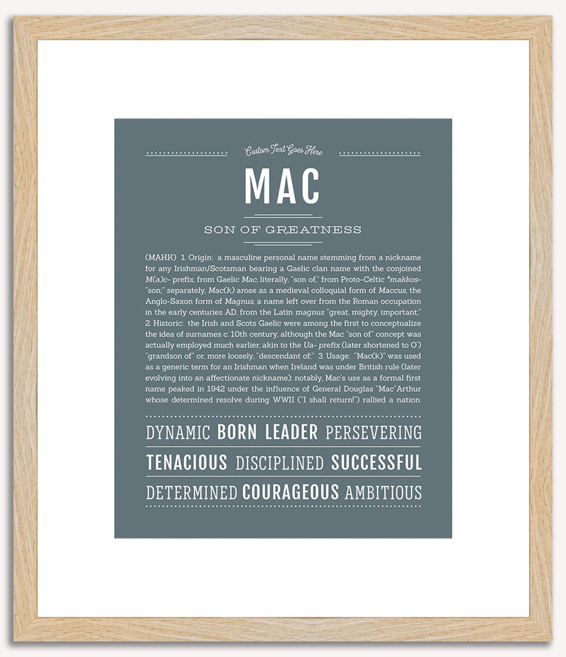 Mac | Name Art Print