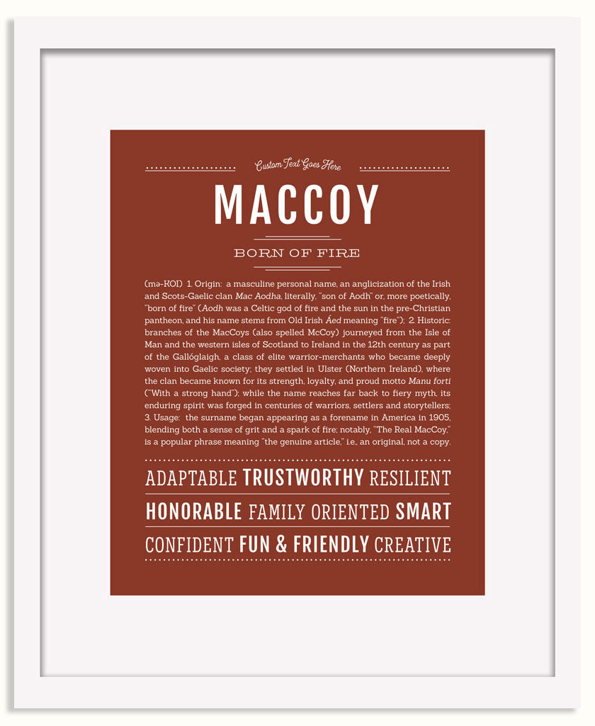 Frame Options | Bordeaux | White Frame, Matted
