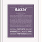 Frame Options | Deep Purple | White Frame, Matted