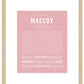 Frame Options | Dusty Rose | Maple Frame, Matted