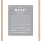 Frame Options | Light Gray | Maple Frame, Matted