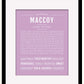 Frame Options | Lilac | Black Frame, Matted