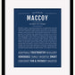 Frame Options | Midnight Blue | Black Frame, Matted