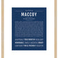 Frame Options | Midnight Blue | Maple Frame, Matted
