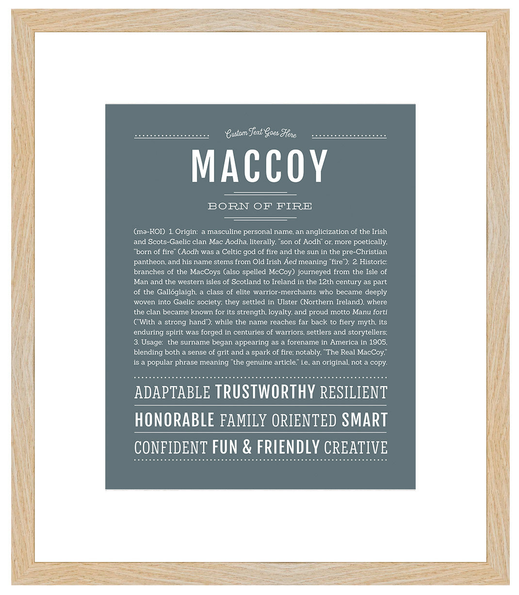 Frame Options | Night Rendezvous | Maple Frame, Matted
