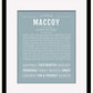 Frame Options | Powder Blue | Black Frame, Matted