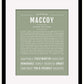 Frame Options | Sage | Black Frame, Matted